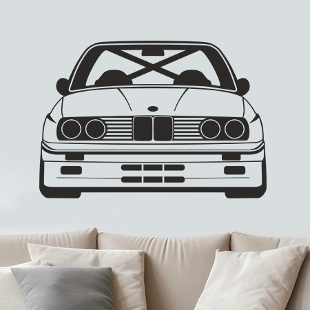 Naklejka na ścianę BMW E30